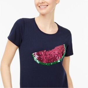 J.Crew Navy Watermelon Collector Tee